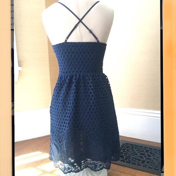 ABERCROMBIE & FITCH Navy Blue Dress - Picture 3 of 15